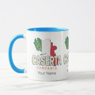 Caserta Italy Retro Campania Karte Vintag Souvenir Tasse