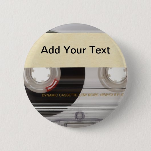 Casette Tape Button (Vorderseite)