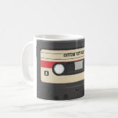 Casette Tape - Sunset Red Kaffeetasse (Vorderseite Links)