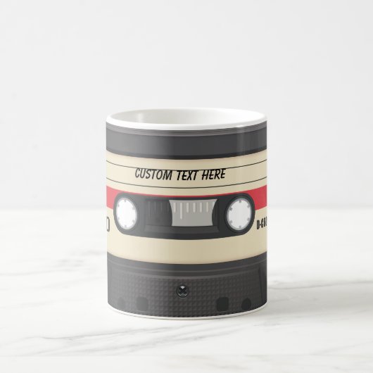 Casette Tape - Sunset Red Kaffeetasse (Mittel)