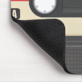 Casette Tape - Sunset Red Mousepad (Ecke)