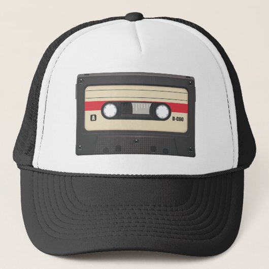 Casette Tape - Sunset Red Truckerkappe (Vorderseite)