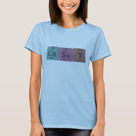 Casey als Kohlenstoff-Selen-Yttrium T-Shirt (Vorderseite)