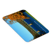 Casey Bridge farbenfrohe Herbstszene Souvenir Magnet (Rechte Seite)