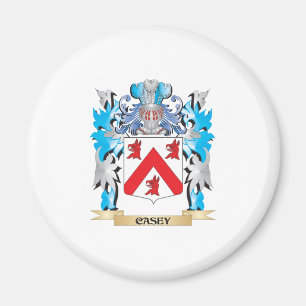 Casey Coat of Arms - Familienwappen Magnet