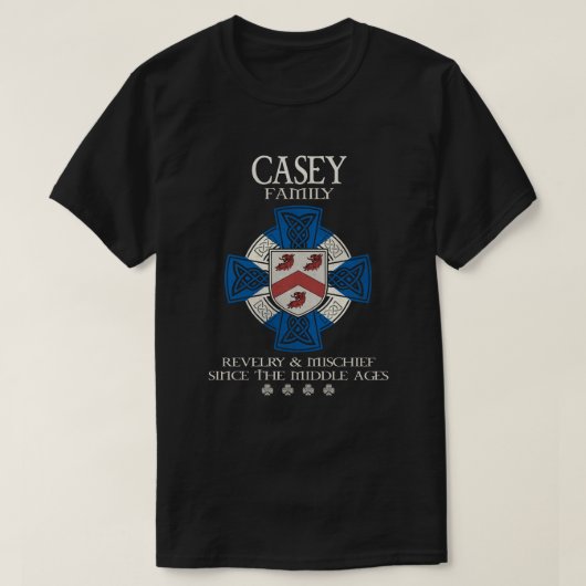 Casey Family Schotten Scotland Casey Nachname Scot T-Shirt (Design vorne)