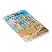 Casey, IL Magnet (Rechte Seite)