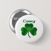 Casey Kleeblatt Button (Vorne & Hinten)