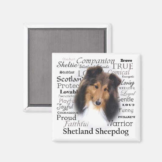 Casey Traits Magnet (Vorderseite/Rückseite)