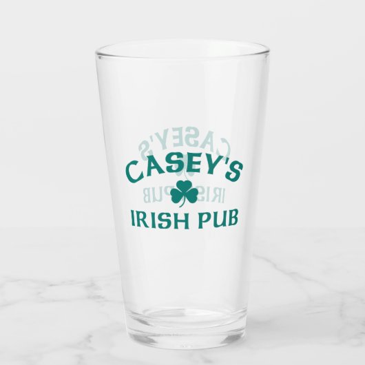 Casey's Irish Pub Glas (Rückseite)