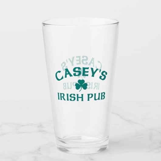 Casey's Irish Pub Glas (Vorderseite)