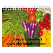 Caseys Kalender - Früchte u. Veggies (Titelbild)
