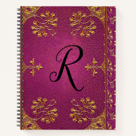 Casgraine Old Book Style Monogram Notizblock