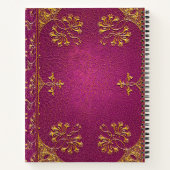 Casgraine Old Book Style Monogram Notizblock (Rückseite)