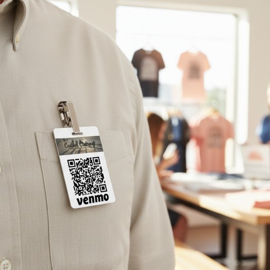 Cash App & Venmo QR Code Company Abzeichen Ausweis