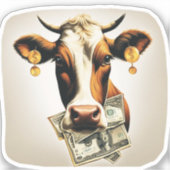 Cash Cow Aufkleber (Vorderseite)