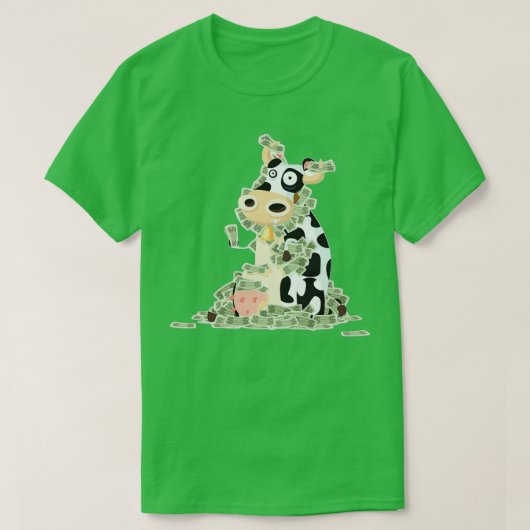 Cash Cow Cash Flow Millenniums-Bauer T-Shirt (Design vorne)