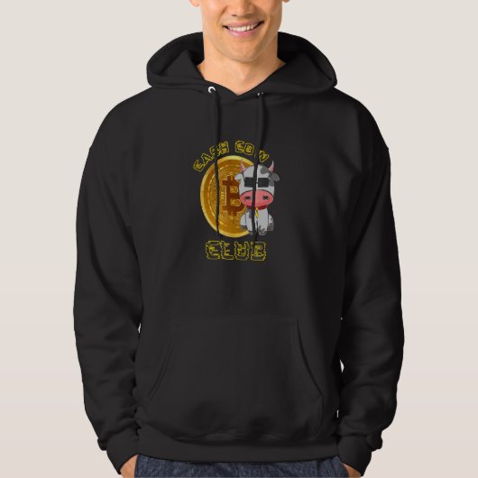 Cash Cow Club Bitcoin Krypto Hodl Mining Hoodie (Vorderseite)