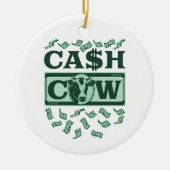 Cash Cow Keramik Ornament (Vorne)