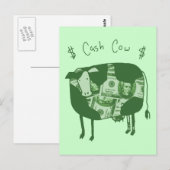 Cash Cow Postkarte (Vorne/Hinten)