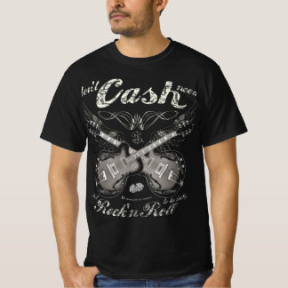 Cash Gitarren RocknRoll Vintage Flügel T-Shirt