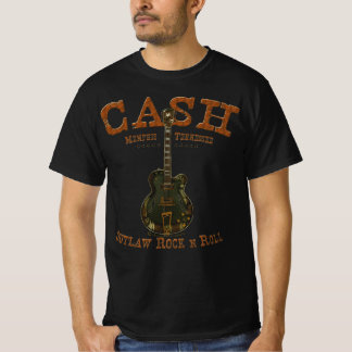 Cash Guitar Vintag Tennesee RocknRoll T-Shirt