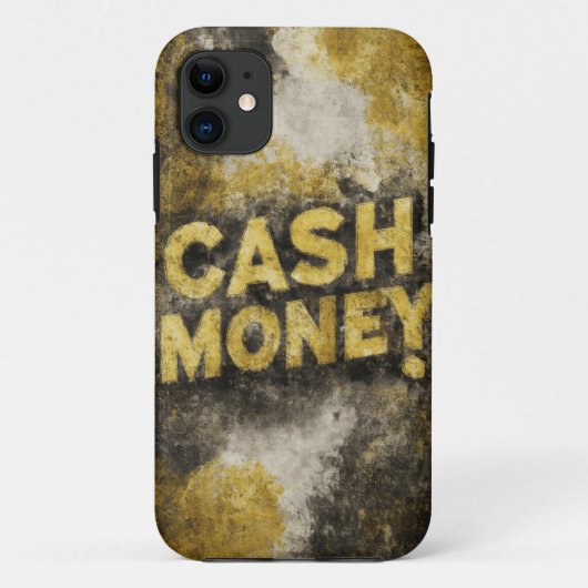 Cash Money Gold Splash Mobile Fall Case-Mate iPhone Hülle (Rückseite)