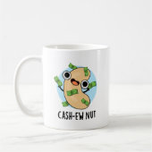 Cash-New Nut Nut Funny Cashew Nut Pun Kaffeetasse (Links)