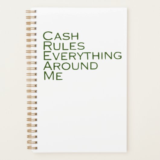 Cash regiert alles um mich herum planer (Vorderseite)