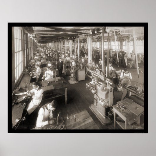 Cash Register Company Photo 1904 Poster (Vorne)