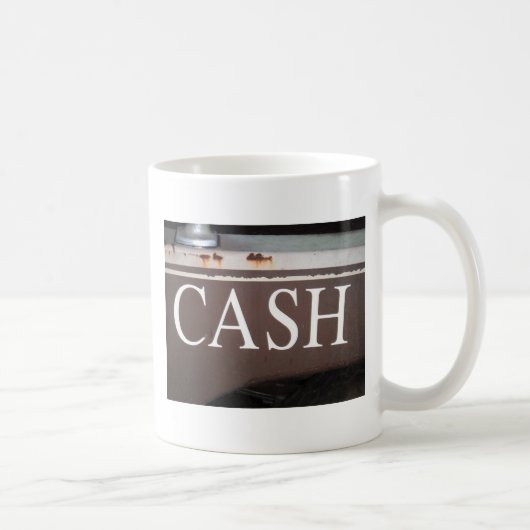 CASH Tower Truck Vintage Car Sign Kaffeetasse (Rechts)