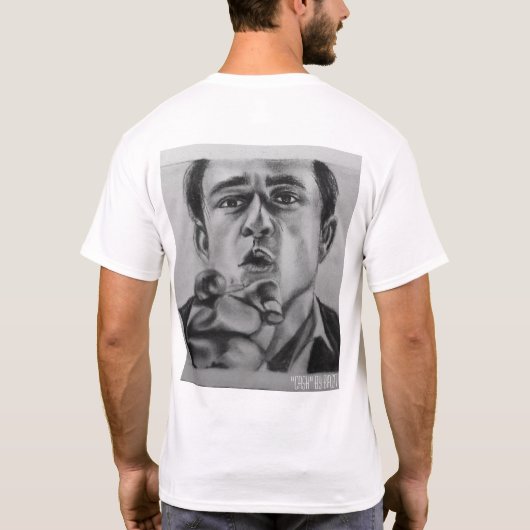 "Cash" von Birgit T-Shirt (Rückseite)