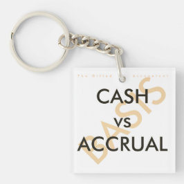 "CASH vs ACCRUAL" Schlüsselanhänger
