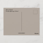 Cashel Landkreis Tipperary Irland Postkarte (Rückseite)