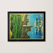 Cashel-Rock in Vintag Irland Puzzle (Horizontal)