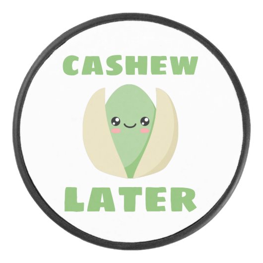 Cashew Later Eishockey Puck (Vorderseite)