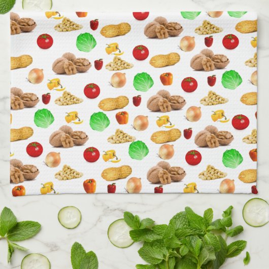 Cashew Nuts, Küchenhandtuch Geschirrtuch (Gefaltet)