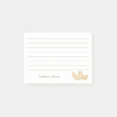 Cashew Sticky Notes Post-it Klebezettel (Vorderseite)