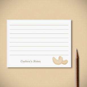 Cashew Sticky Notes Post-it Klebezettel