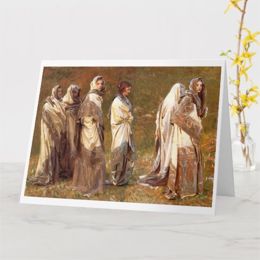 Cashmere, John Sargent 1908 Karte (Gelbe Blume)