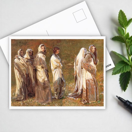 Cashmere, John Sargent 1908 Postkarte