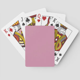 Cashmere Rose Rosa Farbe Spielkarten