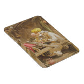 Cashmere Shawls: Weaving, 1863 (Chromolitho) Magnet (Rechte Seite)