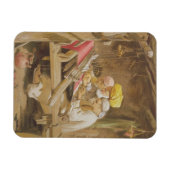 Cashmere Shawls: Weaving, 1863 (Chromolitho) Magnet (Horizontal)