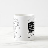 Cashpoint Machine sagt "Try the Lottery" Kaffeetasse (Mittel)