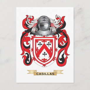Casillas Coat of Arms (Familienwappen) Postkarte