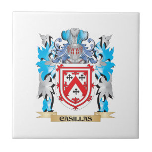 Casillas-Wappen - Familienwappen Fliese