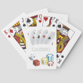 Casino Ace Poker Spielspaziergänge Karten 1 Spielkarten (Rückseite)