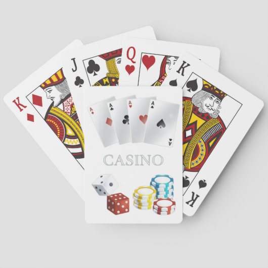 Casino Ace Poker Spielspaziergänge Karten 1 Spielkarten (Rückseite)