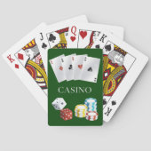 Casino Ace Poker Spielspaziergänge Karten 9 Spielkarten (Rückseite)